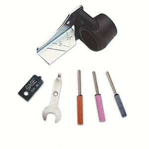 TEMU 드레멜 1453 체인톱 연마 키트 - 헤비듀티 로터리 툴 액세서리, 연마 가이드 및 연마석 포함, 야외 및 가정용 정원 도구용 체인톱 연마기 (드레멜 체인톱 유지보수용)