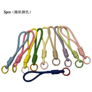 TEMU 10개 세트 창의적 컬러 나일론 슬링 내구성 짧은 땋은 팔찌, 휴대폰·물병 등 쉽게 떨어지는 물건용, 야외 캠핑 여행에 적합