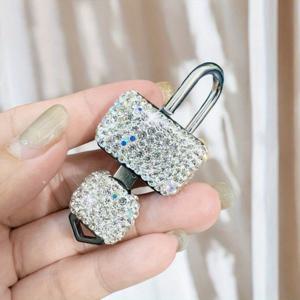 TEMU 헤비듀티 금속 싱글 잠금 장치 - 모양 키 & 도난 방지 데드볼트가 있는 미니 보안 잠금장치 - 서랍, 캐비닛, 문, 사물함용 - 홈, 오피스용 헤비듀티 패드락 (광택 금속, 쉬운 설치)