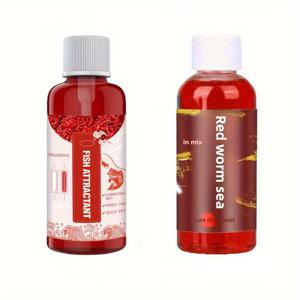 TEMU 2개입 블러드부스트 프로 액체 낚시 유인제 - 강력한 천연 물고기 향, 폭발적인 냄새, 잉어, 붕어, 틸라피아에 적합 - 담수 및 해수 물고기 미끼, 잉어 낚시에 이상적