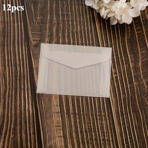 TEMU 12/60 투명 봉투 - 크리스마스 & 데이 테마, 로맨틱한 디자인, 신부 드레스처럼 순수한 4.3