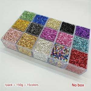 TEMU 150g (5.29oz) 다양한 색상 - DIY 공예, 보석 제작, 레진 아트, 화병 필러용 다색 유리 조각 - 불규칙한 모양의 투명 용기 - 에폭시, 폴리우레탄, 레진 접착제 호환 가능 - 공예 프로젝트, 보석 만들기 용품, 장식용 유리 조각, 다목적 공예 재료, 보석 제작 소재, 고품질 유리, 공예 애호가를 위한 장식용 유리 조각