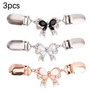 TEMU 3개입 신상 나비 숄 클립 | 스웨터 및 스카프용 후크 버클 클립, 네일 및 솔기 없는 디자인, 및 외출복으로 적합