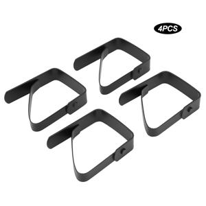 TEMU 4개 세트 스테인리스 스틸 테이블보 클립 세트, 야외 방풍 피크닉 클립, 파티 테이블 클립, 미끄럼 방지 디자인, 테이블 고정에 적합, 야외 캠핑/마당/레스토랑용, 테이블보, 직사각형 테이블보, 테이블 커버