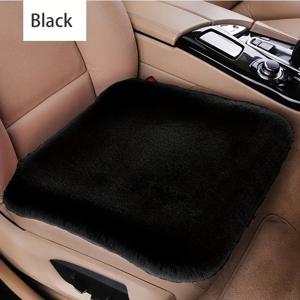 TEMU 2개 플러시 카시트 쿠션, 부드럽고 따뜻한 퍼지 인조 토끼 털 플러피 자동차 시트 커버, 미끄럼 방지 뒷면 패드 포함, 차량 앞뒤 좌석 보호 패드, 범용 핏