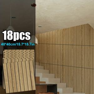 TEMU 18개 3D 고급 레트로 우드 그레인 벽 스티커 - 자가 접착, 떼어내어 붙이는 방식, 3D 홈 디자인, 간편한 부착, 방 및 침실 장식, 벽 장식에 적합, |전통 스타일|자가 접착 스티커, 홈 데코용 벽 스티커|스티커
