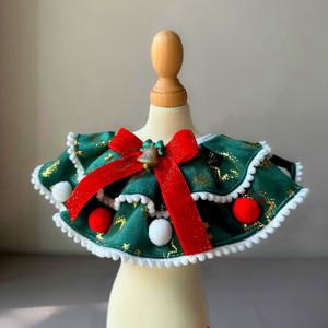 TEMU 반려동물 크리스마스 스카프 - 강아지 & 고양이용, 조절 가능한 넥타이 목걸이, 축제적인 빨강 & 초록 의상, 소형 중형 대형 견종용, 크리스마스 파티 코스튬, 강아지 & 새끼고양이를 위한 이상적인 선물 (연중 착용 가능), 크리스마스 데코|스카프