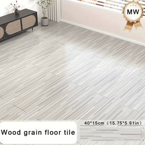 TEMU 자착식 빈티지 우드 그레인 방수 바닥 스티커 - 간편한 부착, 내마모성 PVC 바닥재, 거실, 침실, 주방 및 욕실에 적합 - 홈 데코 리모델링, 필 앤 스틱 바닥재, 주방 바닥