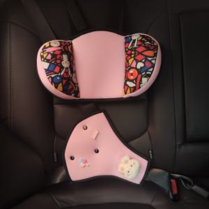 TEMU 2개 아이템: 카시트 목 베개, 안전 벨트 복부 쿠션 + 카시트 헤드레스트, 카시트 헤드레스트 패드, 편안한 여행 경험, 장거리 여행용 액세서리.