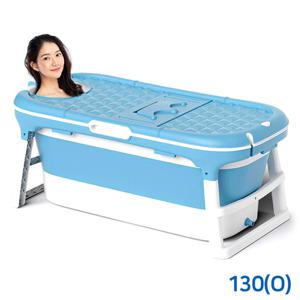 TEMU 크라운 대형 접이식 욕조 이동식 욕조 반신욕 성인 겨울철 따뜻한 욕조