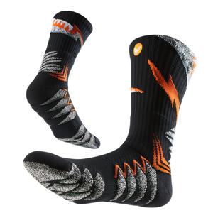 TEMU VEIDOORN 남성 농구 양말 1개, 전문 농구 튜브 양말, 기하학적 패턴, 니트 소재, 폴리에스테르 50%, 나일론 42%, 스판덱스 2%, 수건 바닥, 크리스마스, 할로윈, 새해를 위한