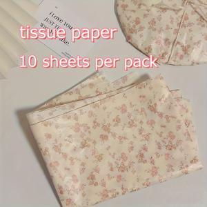 TEMU 빈티지 플로럴 페어 종이 10개입, 14*20인치 선물 포장지, 파티, 생일, 결혼식 장식, 포장지, 냅킨, 꽃다발 용품, 선물 포장지, 꽃 포장에 적합한 미술 용지.