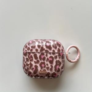 TEMU 반투명 다섯 개의 표범 프린트 애플 에어팟 프로 2 케이스/에어팟 프로 케이스/에어팟 4 케이스/에어팟 3 케이스/에어팟 2 케이스/패션 여성용 이어폰 케이스/심플 이어폰 케이스/애플 이어폰 케이스