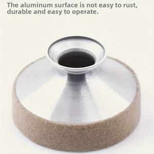 TEMU 알루미늄 색소폰 뮤트 및 사운드 강화 - 조절 가능한 볼륨 감소기, 조용한 연습을 위한 소프라노/알토/테너/바리톤용 소음 감소 색소폰 액세서리 - 모든 클라리넷 유형의 목관악기와 호환 가능