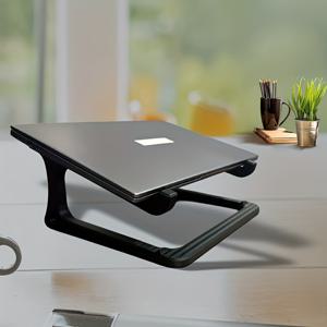 TEMU 인체공학적 조절 가능한 노트북 책상 & 스탠드, 3D 틸트, 높이 조절 가능한 휴대용 컴퓨터 책상, 탈착식 팔걸이, ABS 냉각 베이스, 홈 오피스, 침대 옆, 스탠딩 데스크 설정 - 태블릿 및 노트북 호환, 공기 흐름 시스템|컴퓨터책상