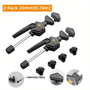 TEMU 1 세트 MFT 테이블 클램프 퀵 릴리스 속도 짜기 목공 클램프 클립 키트 벤치 도그 클램프, 작업대 용 에지 클램프 19mm/20mm 도그 홀 스프레더 가제트 도구 DIY