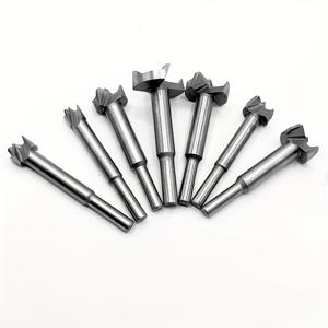 TEMU 5/7pcs Forstner 드릴 비트 세트, 0.6-1.4inch/15-35mm, 텅스텐 카바이드 Forstner 비트, 고속 강철 목공 도구, 펀칭 비트 목재 슬래브 플랫 윙 드릴링, 홀 힌지 초경 오거 오프너, 라운드 생크 드릴링 절삭 공구