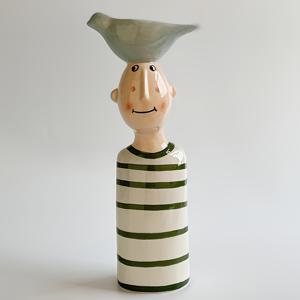 TEMU MIIYOUNG 세라믹 화분 꽃 정리함 - 2.5x3.5 인치 원형 디자인으로 수작업 휴로포닉 플랜터, 실내/실외 가정 장식용 전기 없음, 정원사 및 자연 애호자에게 손수 제작된 선물, 정원 장식, 클래식 스타일, 손수 제작된 장식