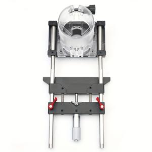 TEMU 조절 가능한 평행 울타리가 있는 알루미늄 합금 트리머 엣지 가이드 - 직선 라우터 레일 포지셔너, 65mm 직경 목공 도구