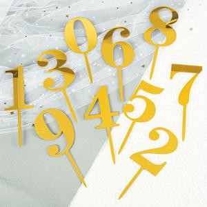 TEMU 아크릴 플러그인 디지털 해피 버스데이 케이크 인서트 카드 베이킹 케이크 장식 10개 세트 - 할로윈, 크리스마스 이벤트 & 파티 용품, 크리스마스, 새해, , 파티 이벤트용