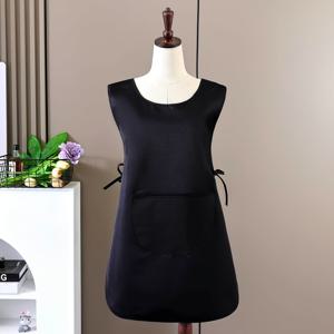 TEMU 1pc 라이트 핑크 민소매 앞치마 - 여성용 쉬운 청소, 짧은, 폴리에스터 주방 앞치마, 요리 및 베이킹에 이상적, 베이킹 앞치마|슬기로운 앞치마 디자인|폴리에스터 앞치마