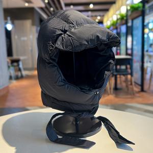 TEMU 1개 겨울 트래퍼 모자, 귀 덮개 포함 - 야외 사이클링 및 전기 자전거용 두꺼운, 따뜻한 폴리에스터 안감, 조절 가능한 버튼 클로저, 드라이클리닝 전용, 추운 날씨용 장비 | 꼭 맞는 디자인 | 폴리에스터 섬유 모자, 겨울 모자|자전거|전기자전거