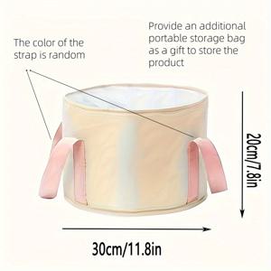 TEMU 1개의 고급 발 욕조, 휴대용 접이식 단열 발 욕조 - 다기능 깊은 욕조, 알루미늄 필름 단열, 단열, 진정 발 욕조 및 버블 욕조, 가을과 겨울에 여성과 남성을 위한 궁극적인 휴식