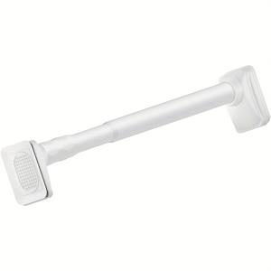 TEMU 조절 가능한 드릴 없는 텐션 커튼로드, 미끄럼 방지 디자인 - 샤워실, 발코니 및 옷장용 다용도 - 15.75인치에서 196.85인치까지 확장 가능