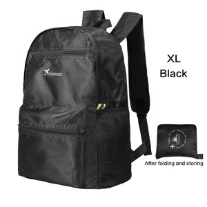 TEMU 1개 남녀공용 패션 대용량 더블 숄더 백팩, 접이식 여행용 더블 숄더 백팩, 생활/사무/여행/야외/등산/사이클링/학생용 접이식 가방