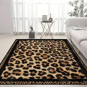 TEMU 1pc 레트로 프린트 스타일 호텔 환영 긴 매트 - 패션 및 심플한 거실 매트, 미끄럼 방지 출입 홀 패드, 쉽게 청소할 수 있는 야외 러그, 폴리에스터, 기계 세척 가능, 직사각형 모양, 기계 세척 가능 매트 | 우아한 홈 데코 | 내구성 있는 바닥 커버링, 거실용 러그