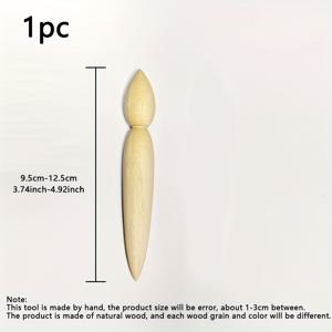 TEMU 1개 나무 도자기 도구 - 충전되지 않은 세라믹 티포트 스파우트 모양 조절 및 트리밍 액세서리, 도예가용 내구성 있는 공예 도구 (도자기, 세라믹, 점토 공예용)