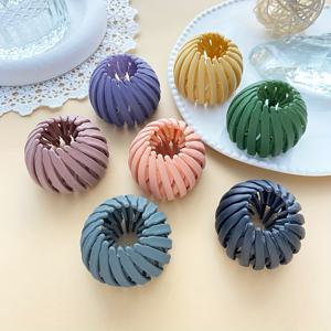 TEMU 7개 세트 무광 새둥지 여성용 캔디 컬러 묶음 머리끈, 다양한 헤어 타입 및 크기에 적합, 일상 외출/파티/모임용 헤어 액세서리, 발렌타인데이 선물로 이상적