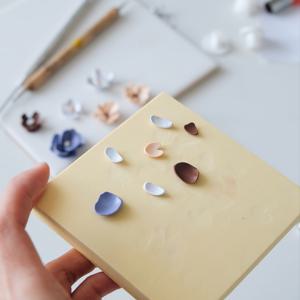 TEMU 페탈 패드, 폴리머 클레이 꽃 모델링 패드 - 논스틱 소프트 클레이 스펀지 패드, 폴리머 클레이 꽃 도구