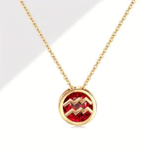 TEMU 1개 조디악 목걸이 - 12개 별자리 생년월자 & 점성학 상징 - 12개월 펜던트 (양, 황소, 쌍둥이, 사자, 처녀, 천칭, 전갈, 사수, 염소, 물병, 물고기) - 청소년 선물