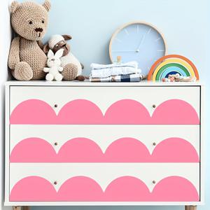 TEMU 12개의 크리에이티브 월 스티커, 핑크 웨이브 월 데칼, 웨이브 라인 자체 접착식 이동식 거실, 주방, 침실 스티커, 가구 리퍼비시먼트 월 데칼, 좋은 가정 선택, 현관, 현관, 거실, 침실, 욕실, 사무실