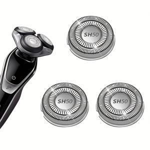 TEMU SH50용 이중 블레이드 교체 헤드, 필립스 노렐코 5000 전기 면도기 블레이드와 호환됩니다.