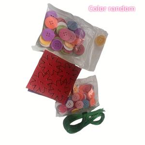 TEMU 버튼 40개 + 꽃잎 40개 + 와이어 40개, 부케 세트, 공예 프로젝트 및 선물 제작에 적합, 어버이날 선물, 추수감사절, 졸업 선물로 이상적.