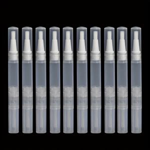 TEMU 10개 재충전 가능한 회전 펜, 손톱 페인트 및 화장품에 적합 - 다기능 0.08oz/0.07oz 빈 병, 컨실러, 립 글로스, 에센셜 오일에 적합 - 여행용 휴대용 매니큐어 및 미용 도구