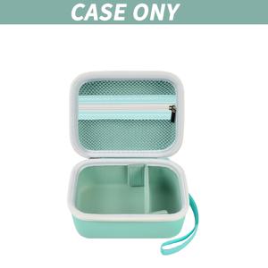 TEMU Memoking T02/ Phomemo M02/ M02S/ M02 Pro/ Q30S/ M110/ Ponek 포켓 프린터용 라벨 메이커 케이스, 휴대용 스티커 프린터 보관 홀더 정리 가방, 종이 및 박스 전용 (블랙)