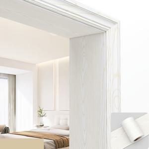 TEMU 자체 접착식 문 프레임 엣지 테이프 - 나무 조직 재생 수리 스트립, 손상된 표면, 쉬운 적용, 벽돌 및 돌 패턴, 비닐 소재, 가정 장식에 이상적