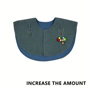 TEMU 1개 새 기저귀 커버 및 어깨 보호대 - 앤티스크래치/바이트 방지 소프트 패브릭, 앵무새, 사랑앞두리용 탄력 있는 가장자리 - 애완조류 케이지 액세서리