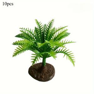 TEMU 10개/5개 인공 야자수 모델 - 모래 테이블, 디오라마, 홈 데코, 사무실 또는 선물용으로 적합한 사실적인 미니어처 사이캐드 식물, 모델 조경 및 실내 전시에 적합