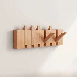 TEMU 6개 스타일 목재 벽걸이 후크 - 피아노 키 디자인, 옷, 모자, 액세서리용 접이식 벽걸이 정리대, 침실, 현관, 안뜰에 이상적, 벽걸이 정리대| 스타일 후크|목재 구조, 옷용 벽걸이 후크, 열쇠 홀더 벽걸이, 홈용 열쇠 홀더 벽, 옷걸이 후크, 모자 후크, 옷장 후크, 코트 후크, 침실 후크