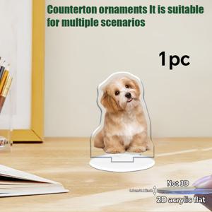 TEMU 2D 평면, 2D 아크릴 평면 1개/3개 맞춤형 아크릴 사진 액세서리, 좋아하는 사람, 커플, 가족, 반려동물 사진 맞춤 제작, 양면 효과, 정교하고 컴팩트한 선물, 책상, 홈 장식, 데스크탑 장식품, 맞춤형 사진, 2D 평면