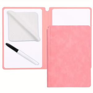 TEMU 1개 휴대용 화이트보드, 화이트보드 펜 및 스펀지 지우개 천 포함, 사무실/가정/교실용 재사용 가능한 화이트보드 세트, 그리기/낙서/숙제용. 다양한 세트 가능