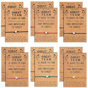 TEMU 12개 블랙 레드 컬러풀 로프 펜타그램 스타/사랑 땋은 로프 치어리더, 댄스 팀 경쟁 팔찌 세트, 스타 팔찌 우정 커플 영감, 동기 부여 팔찌, 졸업 시즌 홈커밍 시즌 추수감사절 선물