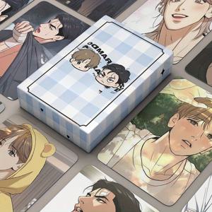 TEMU 55장/박스 한국 만화 카드 - 모주 시리즈 LOMO 카드, 만화 캐릭터 사진 카드, 앨범 장식에 적합, 친구를 위한 이상적인 선물