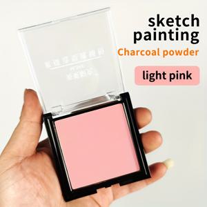 TEMU 스케치용 초미세 숯분말 - 빠른 적용 아티스틱 카본 먼지, 혼합 스틱과 스펀지가 있는 수용성 그래파이트 파우더로 매끄러운 쉐이드와 하이라이트를 위한 가벼운 다기능 미술 용품, 브러시 및 스펀지 포함, 직사각형 바디, 양손 사용 가능
