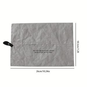 TEMU 1개 방수 내구성 재사용 가능한 차량 티슈 홀더 & 마스크 정리함 - 오일러브드 마감, 직사각형 차량 헤드레스트용 걸이형 보관 상자, 휴대용 욕실 및 사무실 액세서리, 차량 정리함, 티슈 박스 홀더, 두루마리휴지케이스, 휴지보관함, 휴지케이스