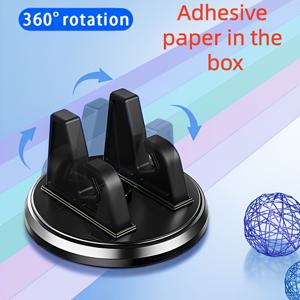 TEMU 전용 360도 회전 가능한 ABS 대시보드 홀더, 미끄럼 방지 폰 마운트, 자동차 GPS 네비게이션 액세서리, 조절 가능한 자동차 폰 홀더, 자동차 전자 제품 액세서리에 적합